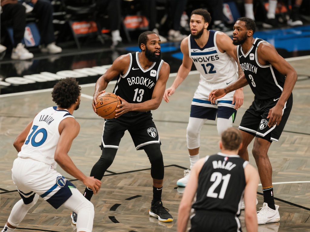 爱德华兹爆发28+5,戈贝尔统治内线森林狼轻取篮网 篮网的劣势:缺乏内外平衡的进攻形式
即