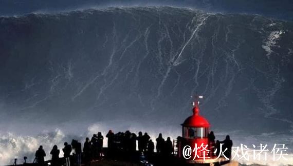 纳扎雷大浪挑战赛揭幕：葡萄牙海域巨浪翻腾
